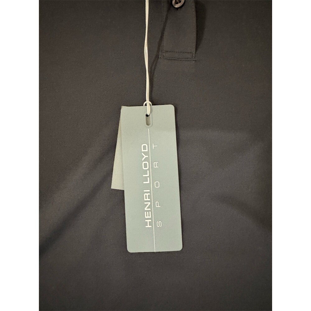 Henri Lloyd Sport Women's Performance Polo Shirt Size M Dark Charcoal Gray - Picture 3 of 8